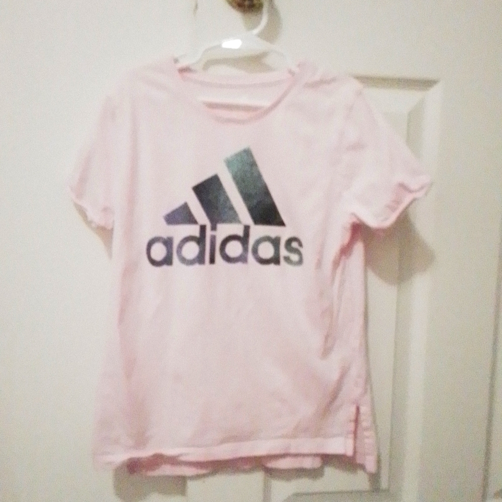 Adidas girls short sleeve